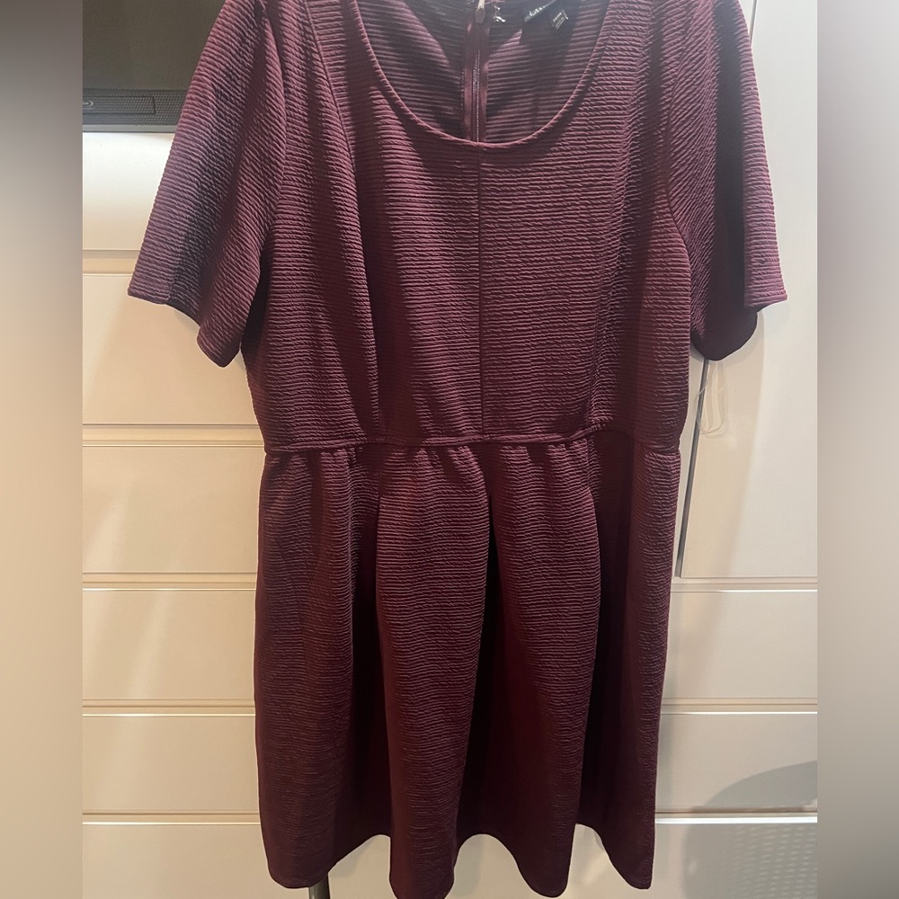 Lane Bryant Burgundy dress